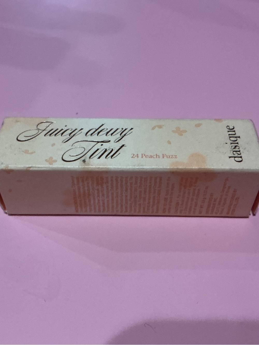 Dasique Juicy Dewy Tint - 24 Peach Fuzz .12 oz
